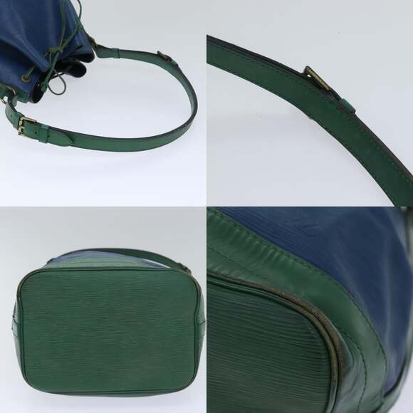 LOUIS VUITTON Epi Noe Shoulder Bag Bicolor Green Blue M44044 - Picture 10 of 12